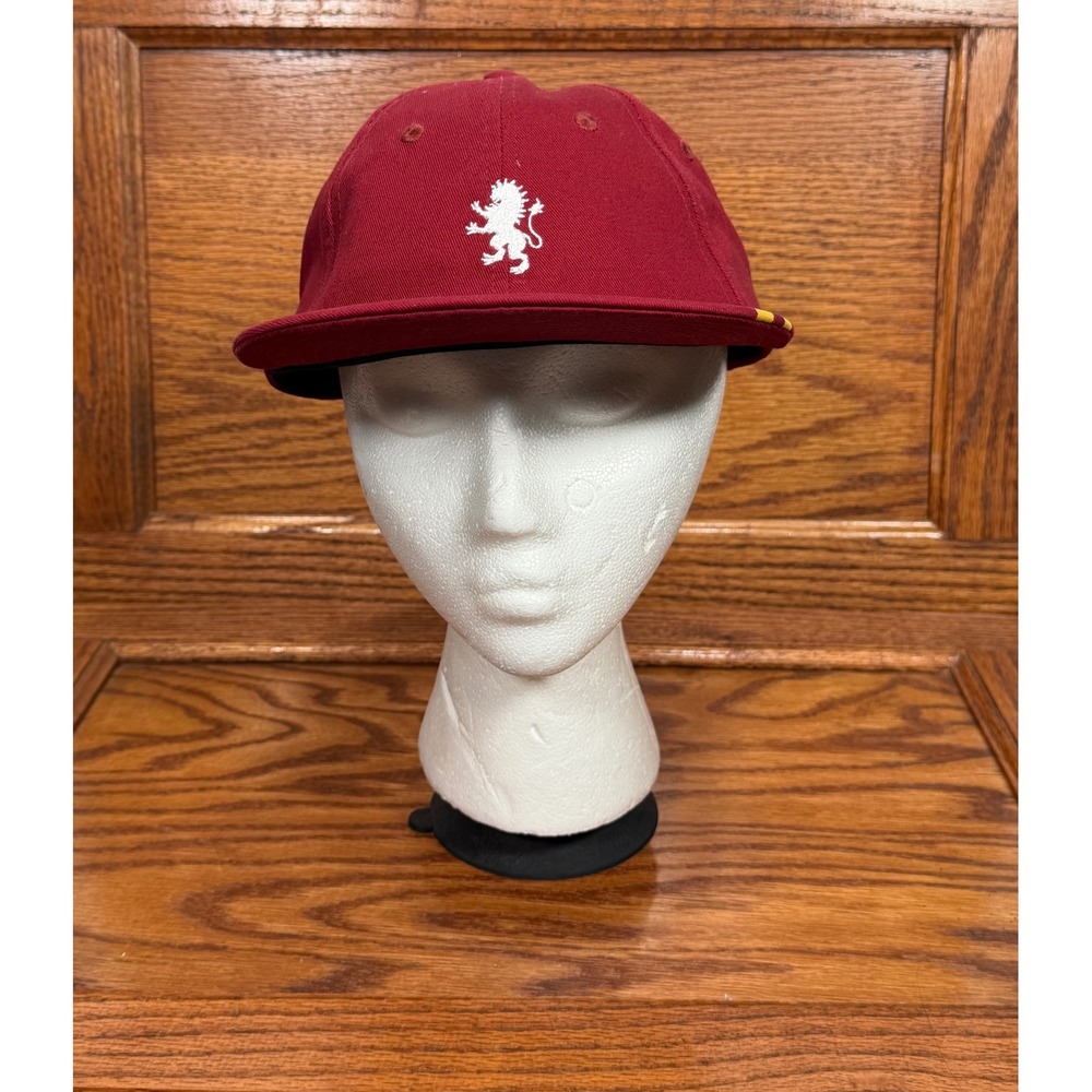 Vans Harry Potter Gryffindor Hat Maroon Red Strapback Baseball Cap Lion Crest